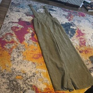SHEIN Sage Corduroy Jumpsuit